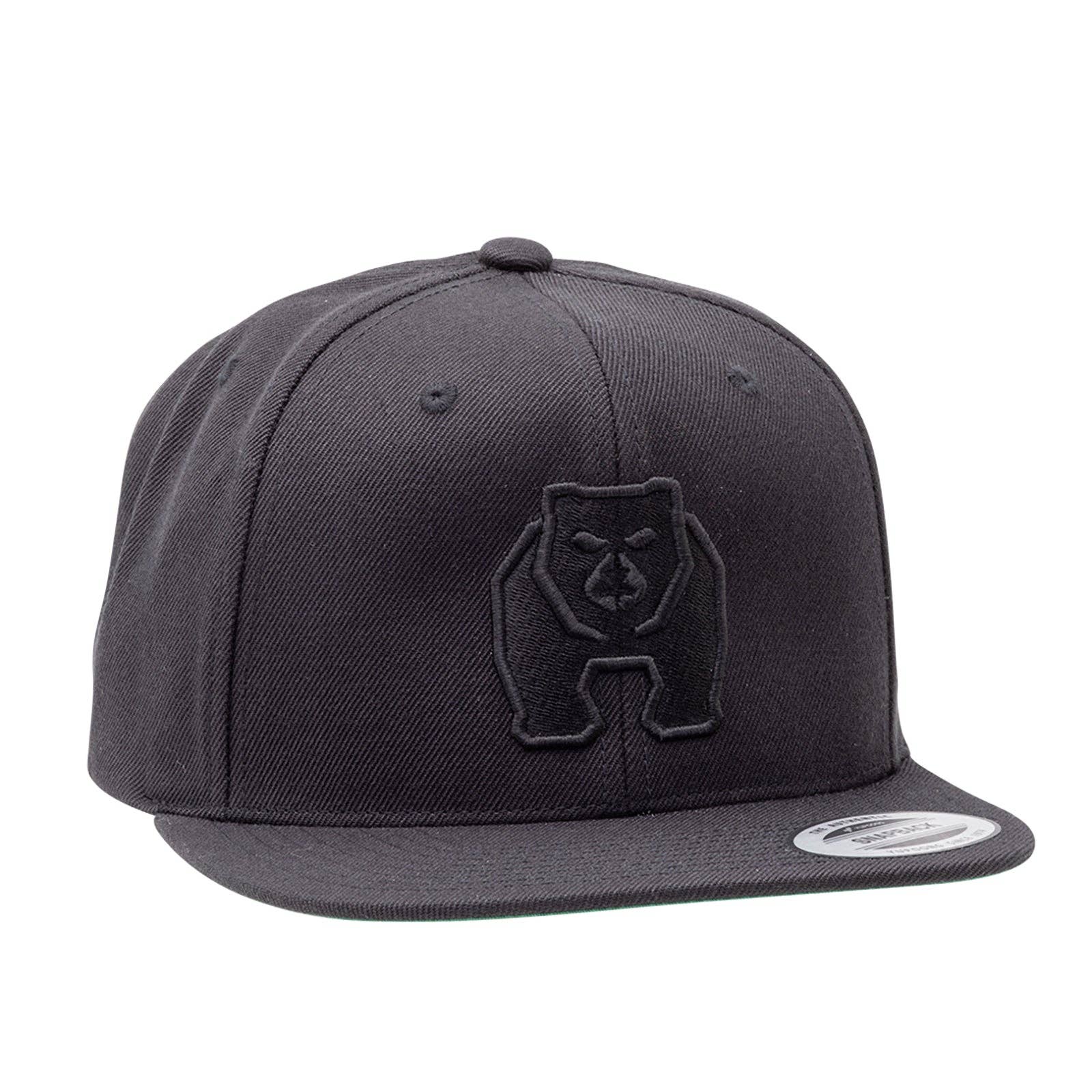 LitezAll - Wholesale Flat Brim Cap - Men's - Kodiak® Black Snapback Hat6