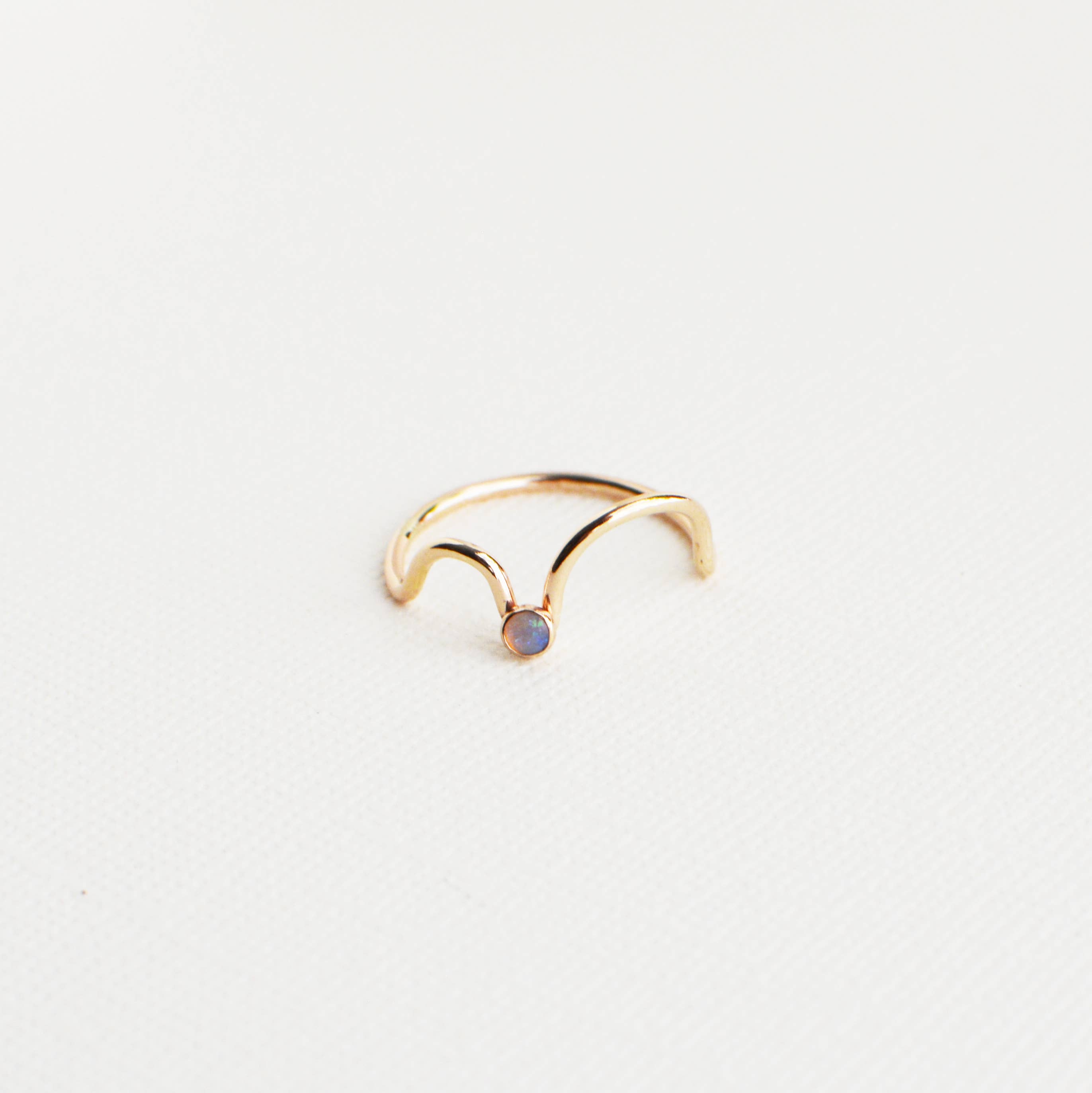 Gem & Blue - Wholesale Ring met een steen/solitaire ring - Wolk-ring