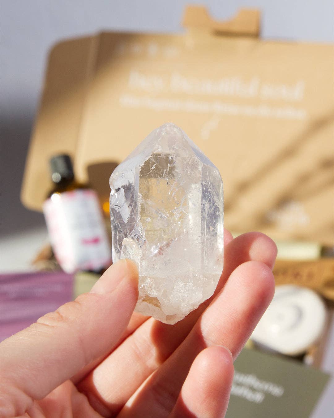 Oh Shanti – Großhandel Spiritueller Stein/Kristall – KLARHEIT Geschenk Box5