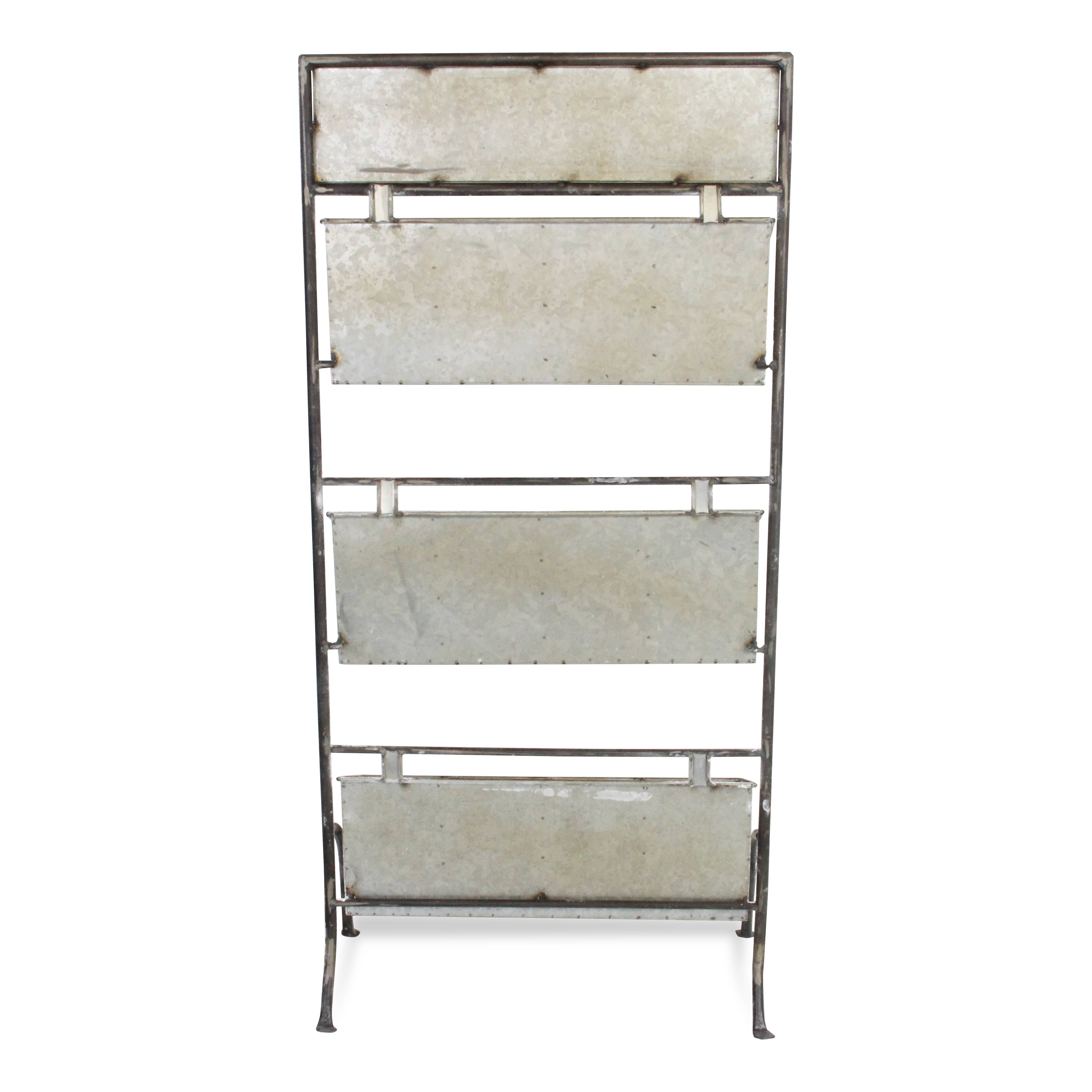 Cheungs Home Decor - Wholesale Retailer Display Stand/Case - Halcy 12 Slot Galvanized Stand & Chalkboard4