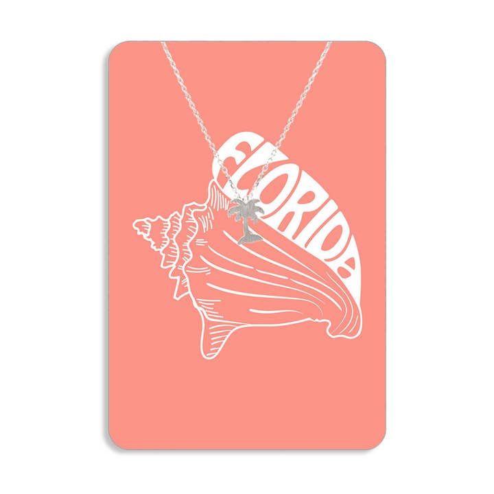 Florida Conch Keepsake Card for wholesale by Viv&Lou