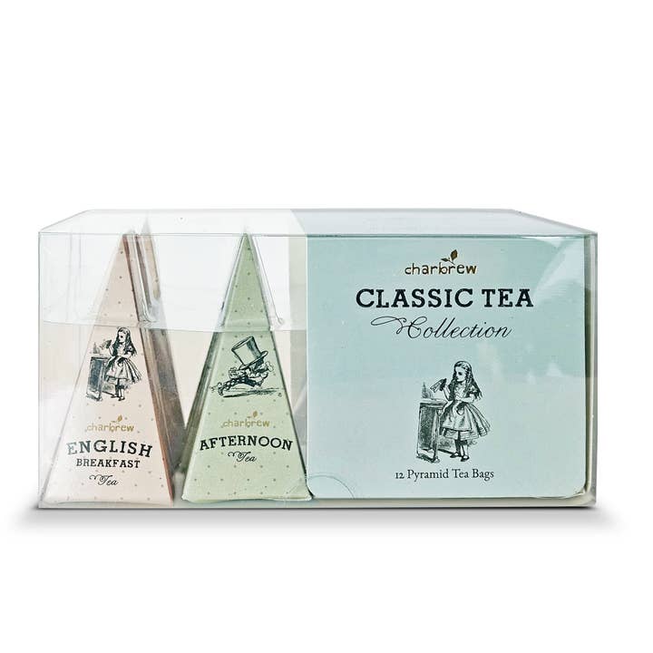 Charbrew Tea & Coffee – wholesale Tepåsar – Alice In Wonderland Classic Te Presentförpackning - 12 Tepåsar