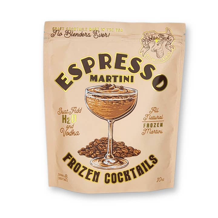 Espresso Martini Frozen Cocktail for wholesale by Noble Mick's - Craft Beverage Company