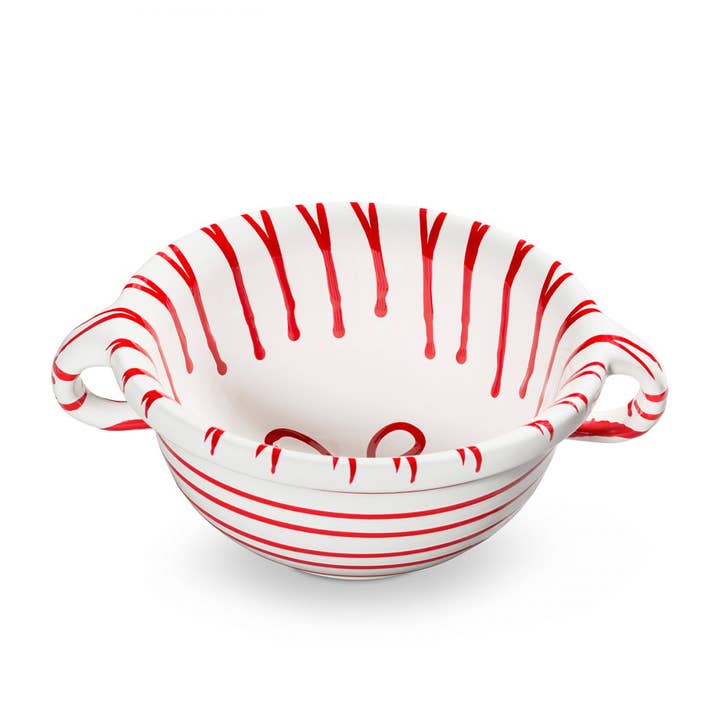 Rouge flammé, large (diamètre 17 cm) pour la vente par Gmundner Keramik Handels GmbH