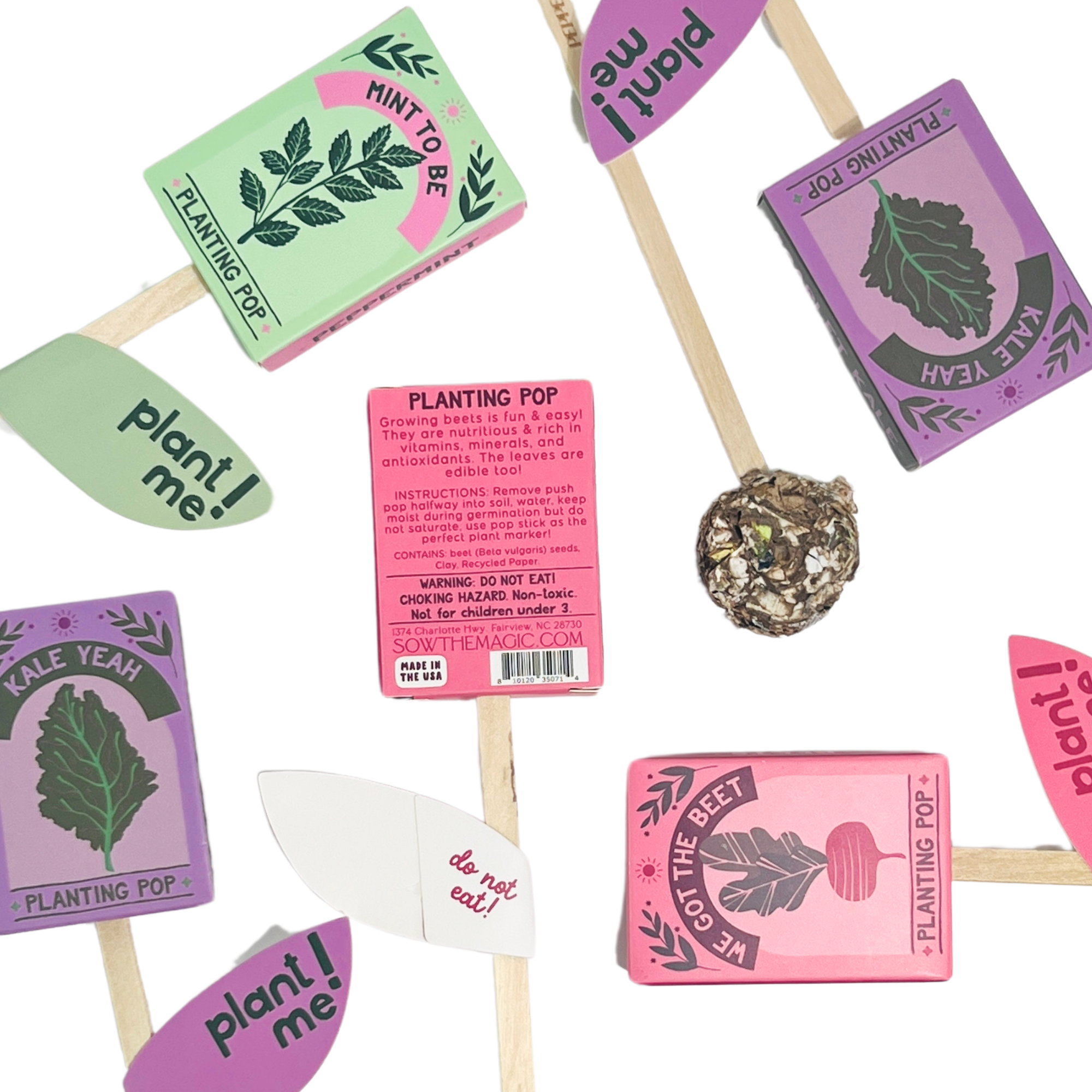 Sow the Magic - Wholesale Plant Seeds - Garden + Gift Seed Planting Pop Collection With Stand 1