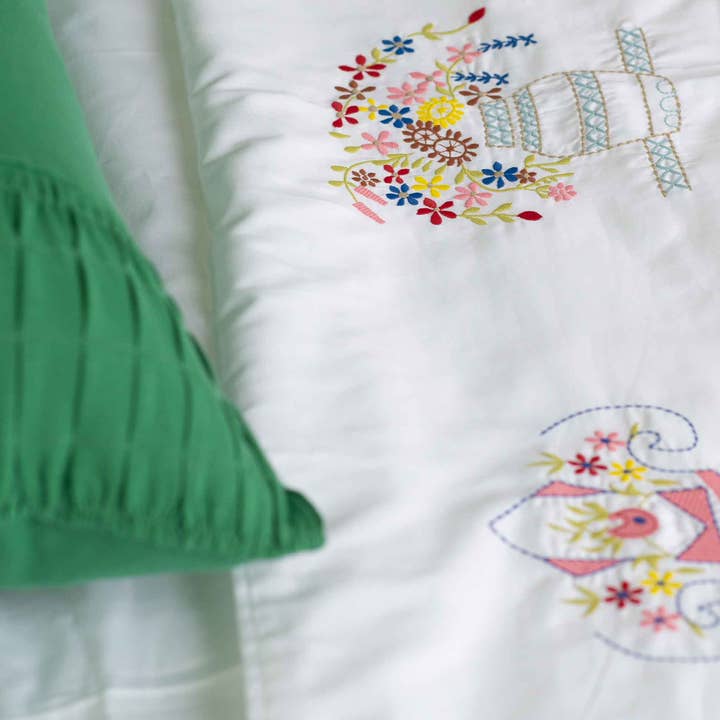 Lazybones - Wholesale Flat Sheet - Homespun Flat Sheet *organic cotton