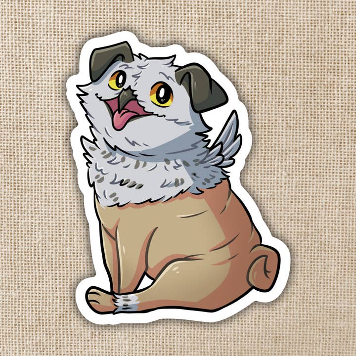 Potroast the Gryphet Sticker | Bookshops & Bonedust for wholesale by Kingdom of Threads