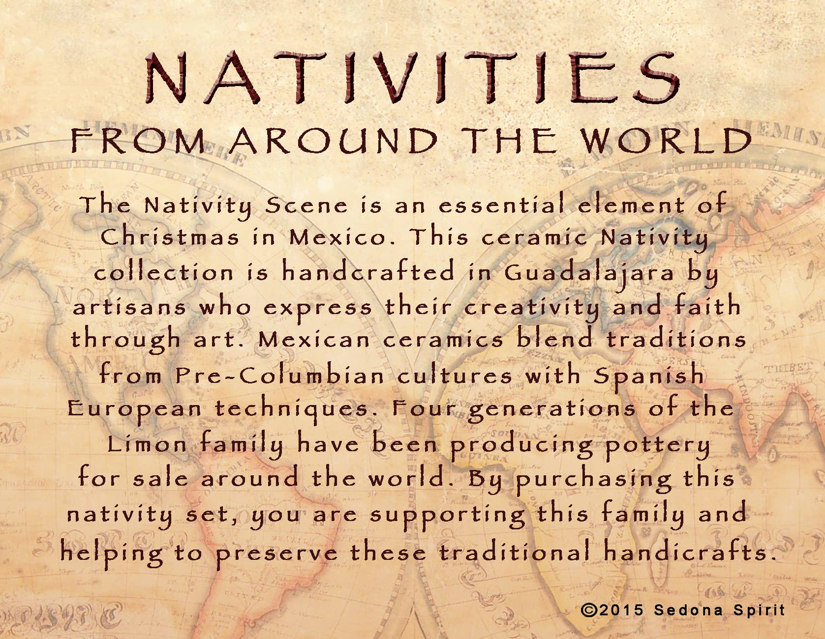 Sedona Spirit - Wholesale Nativity Scene Decor - Nativities From Around the World - Mexico2