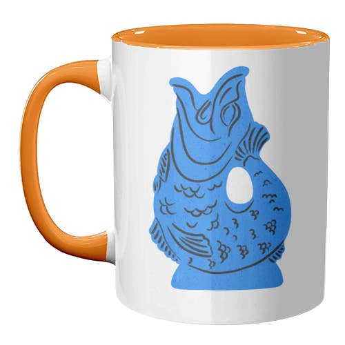 ART WOW - Wholesale Coffee mug - Mugs 'Blue Glug Jug Illustration'7