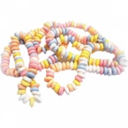 LS GROUP - Venta al por mayor Golosinas duras - Collares de caramelos multicolores 22.5g