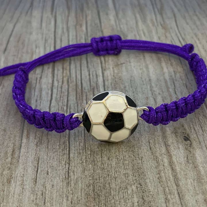 Sportybella - Wholesale Woven/braided bracelet - Soccer Rope Bracelet - Pick Color5