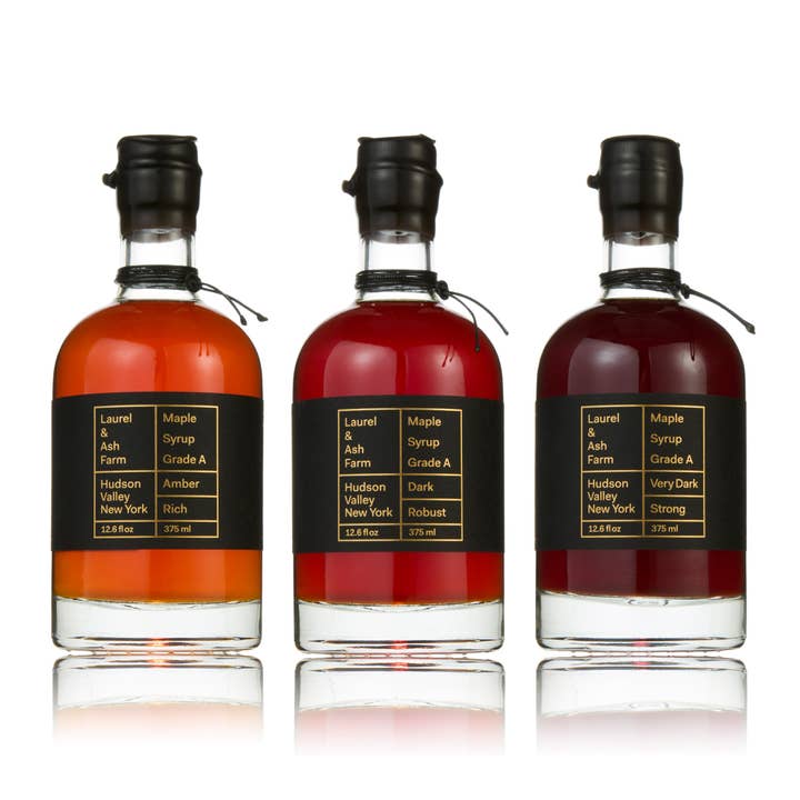 Assorted Case Maple Syrup 750 ml for wholesale by Laurel & Ash Farm