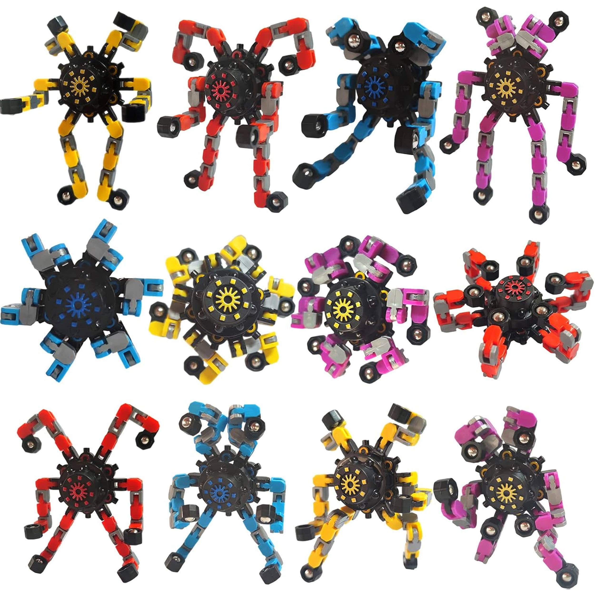 JSBlueRidge Toys - Vente Fidget/jouet anti-stress – enfant - Jouets de doigt de robot de Pâques à faire tourner12