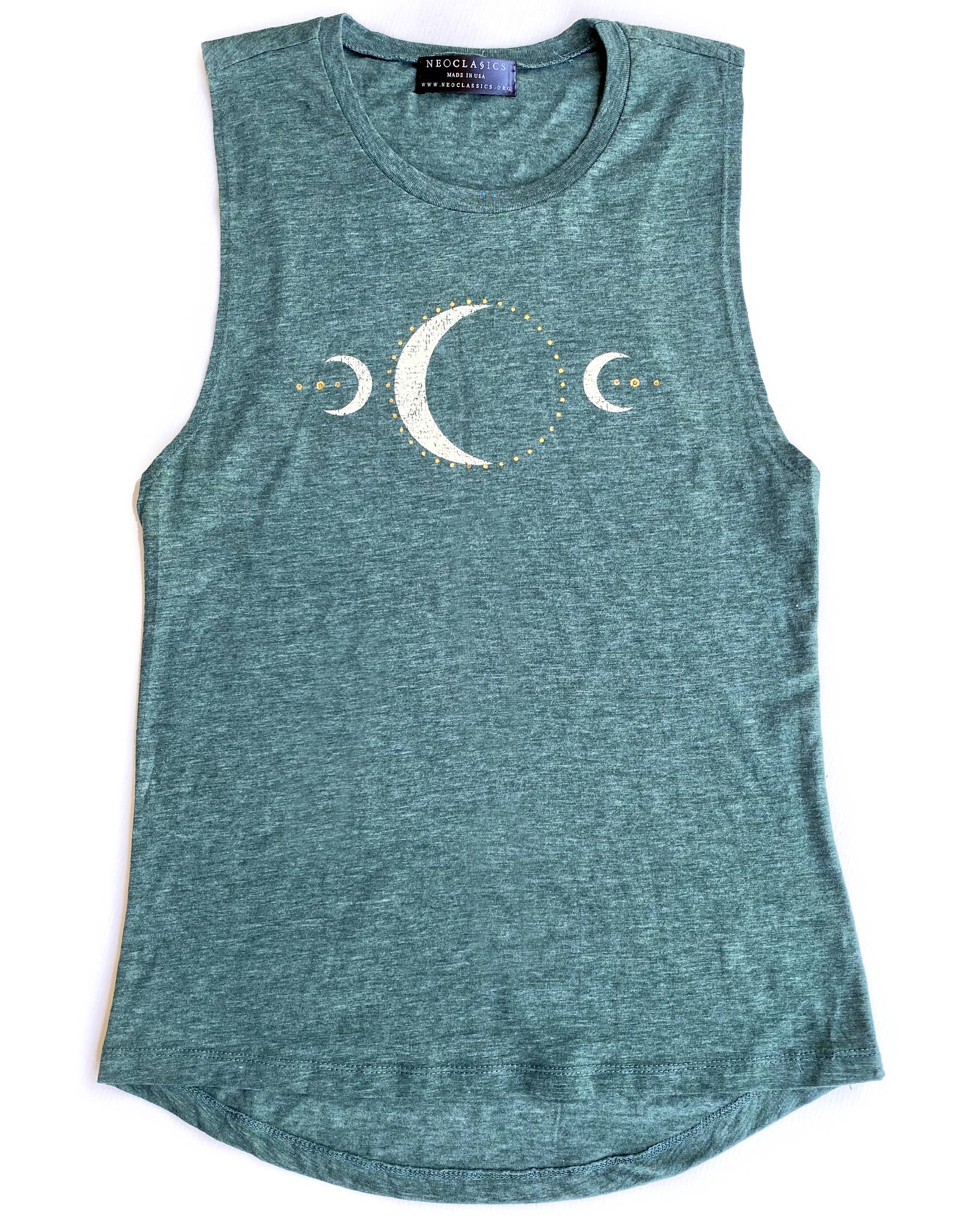 NEOCLASSICS - Wholesale Tank Top - Women's - 3 Moons Sleeveless - Pine0