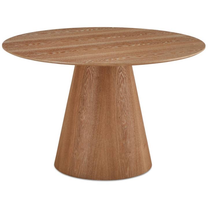 Table à manger ronde Tango ø120 cm en chêne naturel pour la vente par Furnhouse