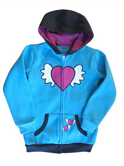 Sudadera con capucha infantil Flying heart para venta al por mayor de Deezo kids
