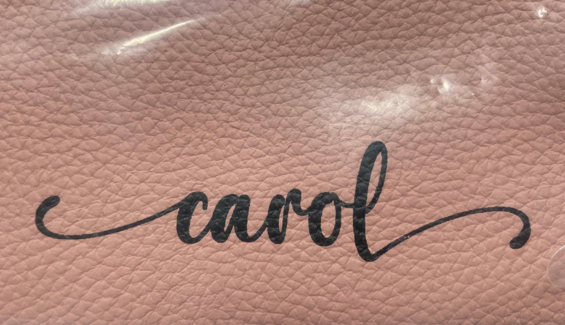 The Classy Cloth WS - Wholesale Make-up/cosmetic bag - Pebble Leather Cosmetic Bag - Monogrammed24