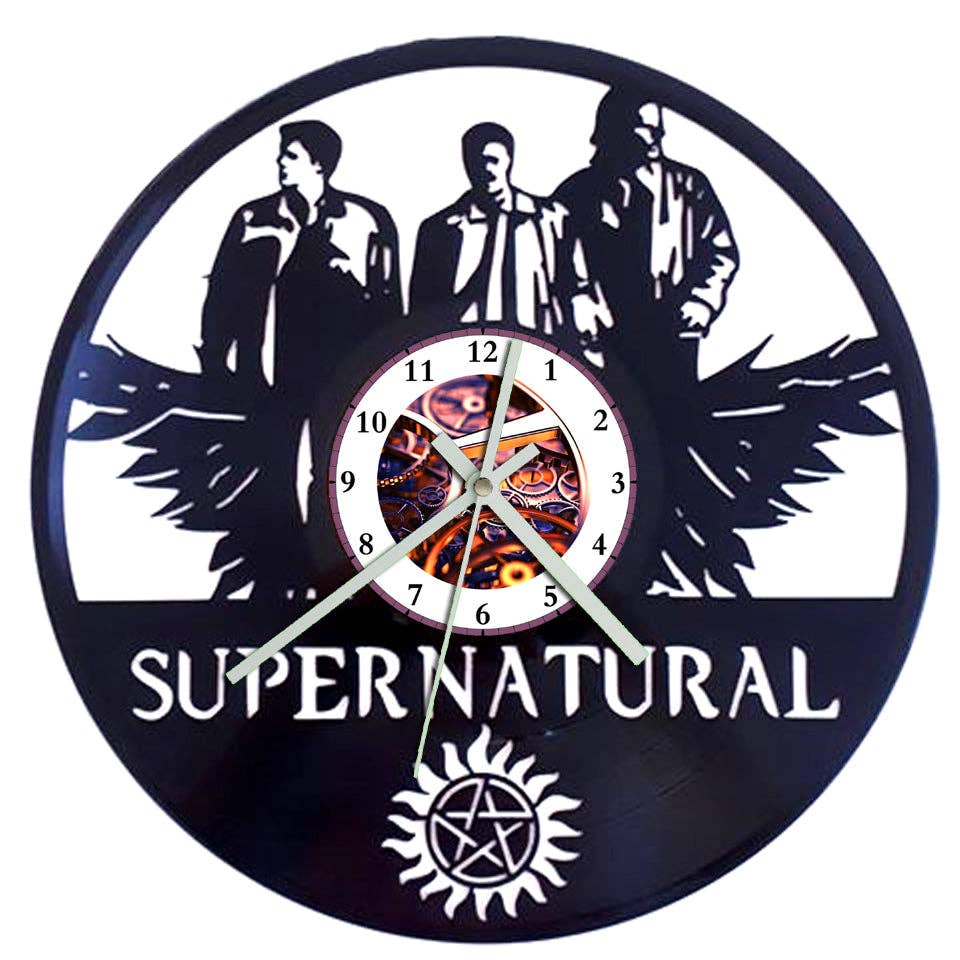 Broken Record - Venta al por mayor Relojes de pared - Reloj de vinilo - Supernatural0