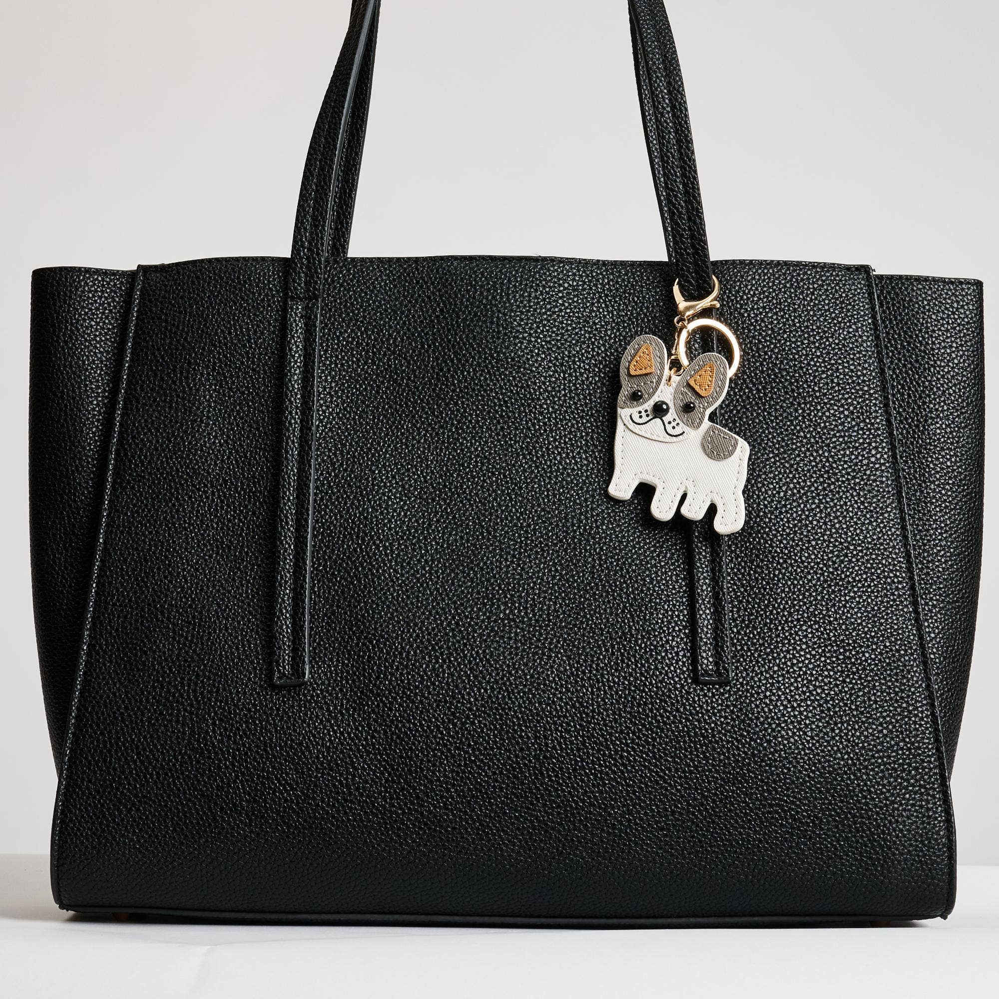 Grå Nul Nøglering Charm for engroshandel på Faire1