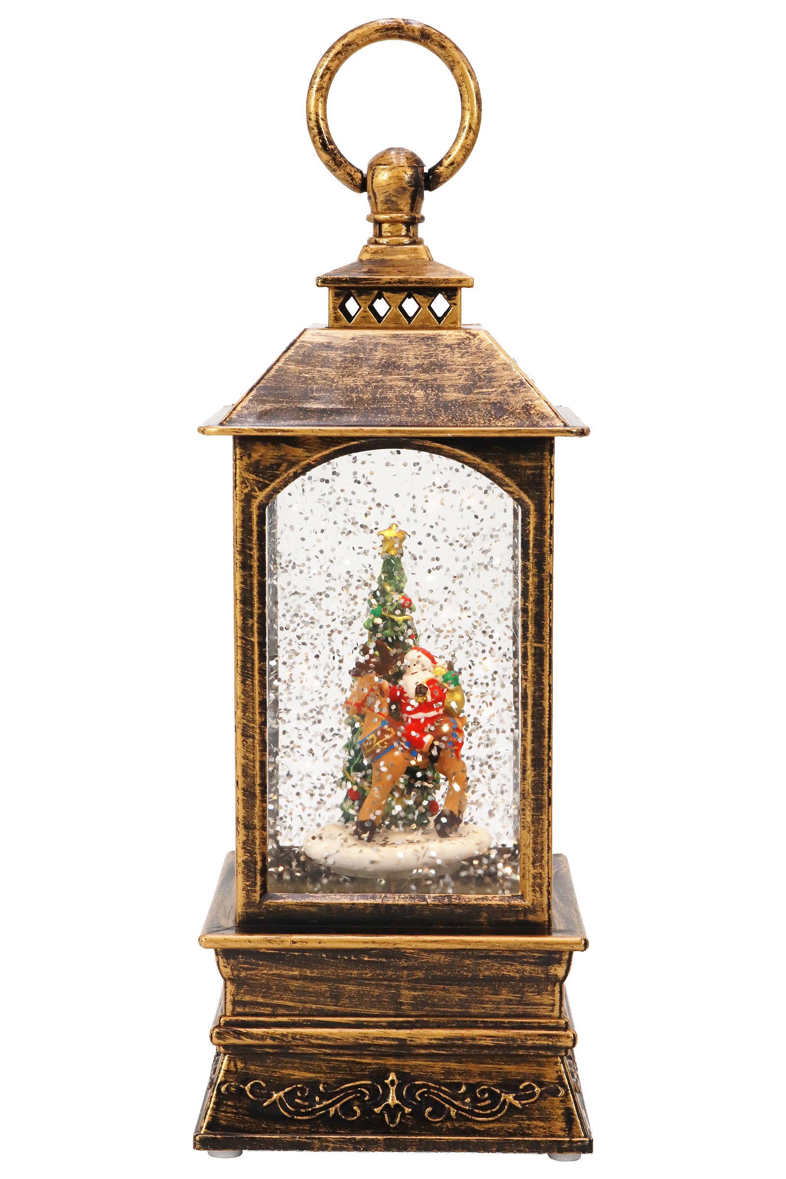 ASSORTI Vintage Kerstmis Glanzende Muziek Led Lantaarn - Steady voor groothandel op Faire19