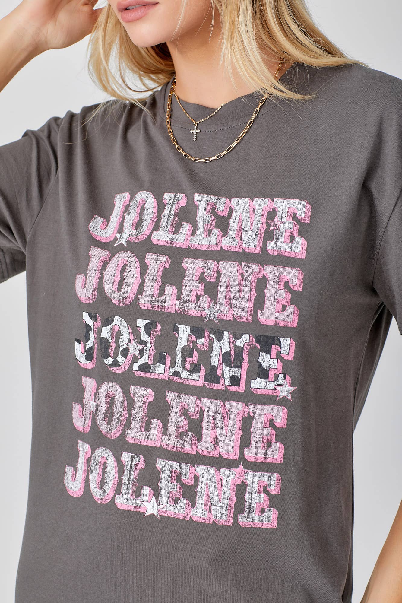 Baevely by Wellmade USA - Vendita all'ingrosso Vestito - Donna - ABITO T-SHIRT CON STAMPA GRAFICA JOLENE11