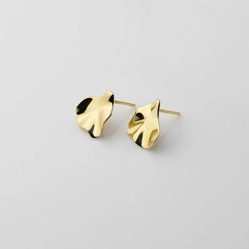 happyzzzsu - Wholesale Stud/Post Earrings - Sterling Silver Statement Unique Geometric Irregular Stud Earrings3