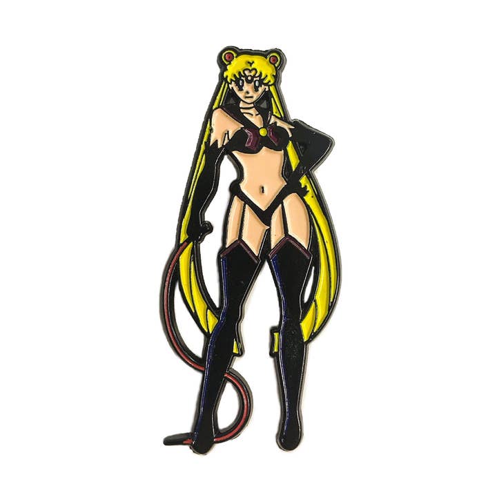Spilla smaltata Mistress Moon per la vendita all'ingrosso da parte di Geeky And Kinky
