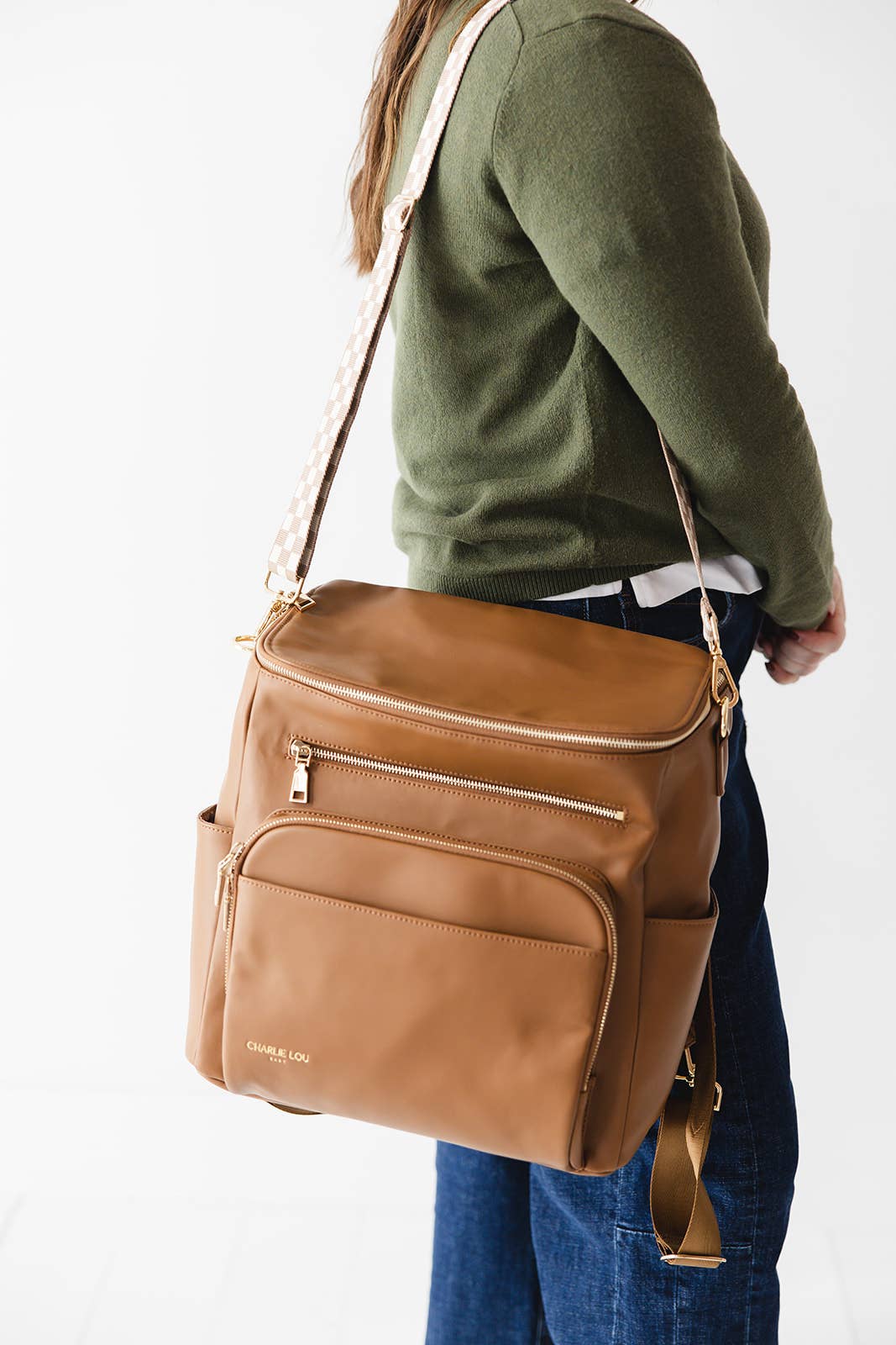 Charlie Lou Baby - Wholesale Diaper Bag - Baby - Vegan Leather Diaper Bag18