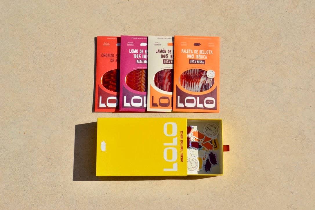 LOLO – Presunto por atacado – Cofre presente - Degustação Bellota - 100% Ibérico0