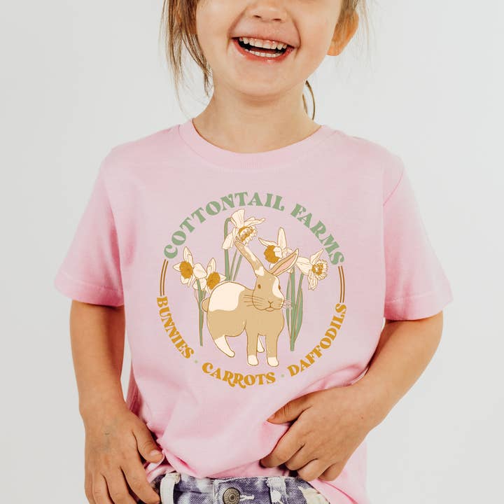 Circus Threads LLC - Wholesale Screen Printed T-Shirt - Kids - Cottontail Farms- KIDS