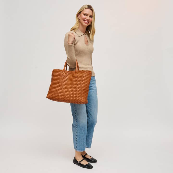 Urban Expressions - Wholesale Tote Bag - Women's - Ithaca Woven Vegan Leather Tote18