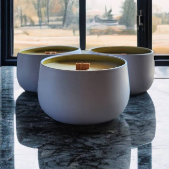 6oz. Wood Wick for wholesale by The Blessed Barn Co.