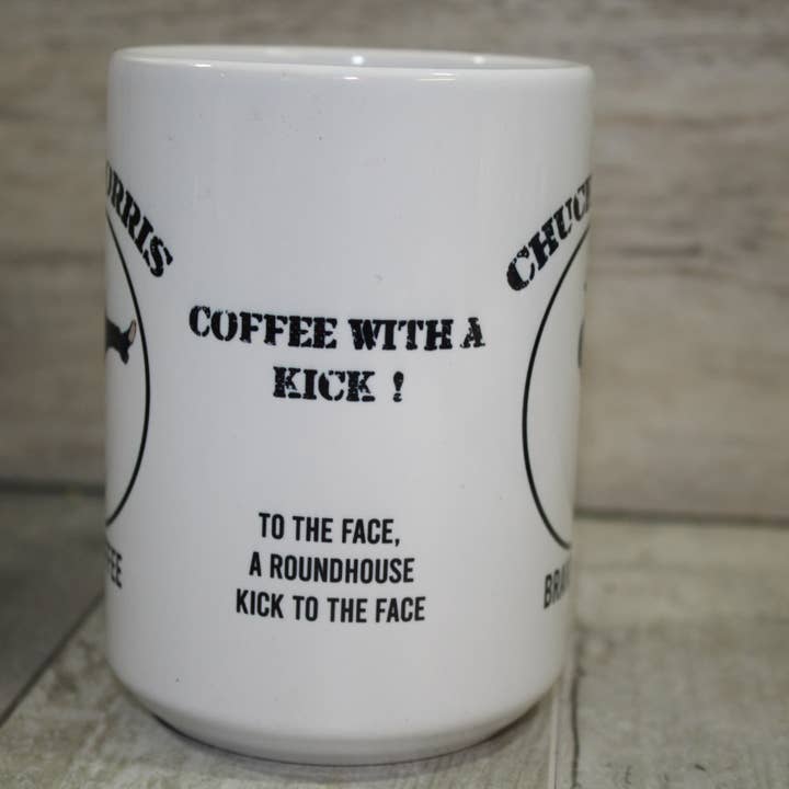 Raven Design - Wholesale Coffee Mug - Chuck Norris Inspired Funny 15oz coffee Cup