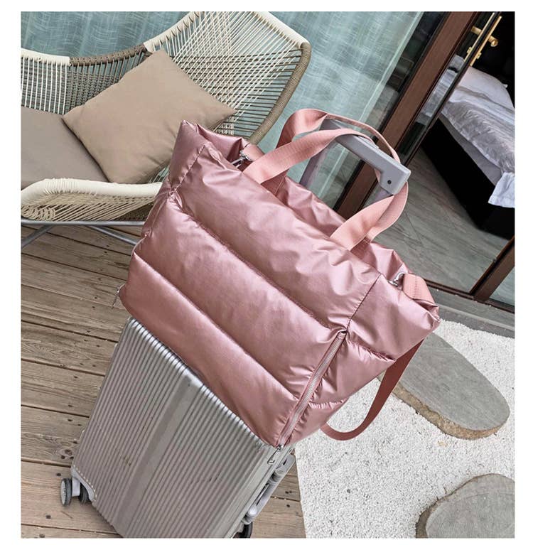 The Pathz - Hats, Bags & Lifestyle - Wholesale Shoulder Bag - Women's - Izzy - Puffer Weekender Bag6