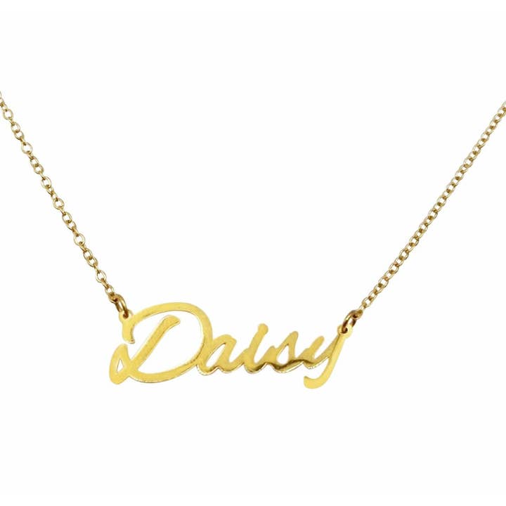 Collier Daisy Name pour la vente par Zotair
