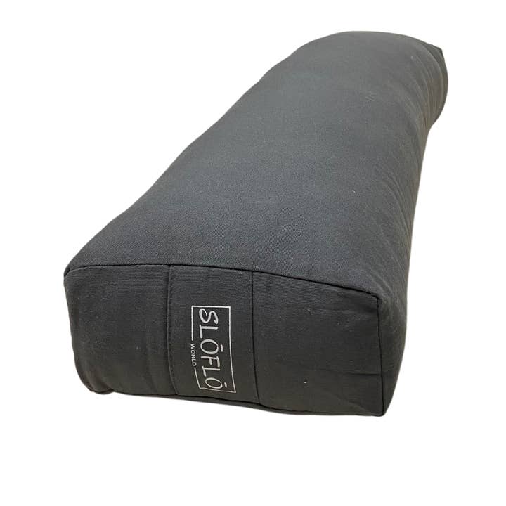 Harmony Handmade Prana Yoga Bolster-Charcoal for wholesale by Sloflo World