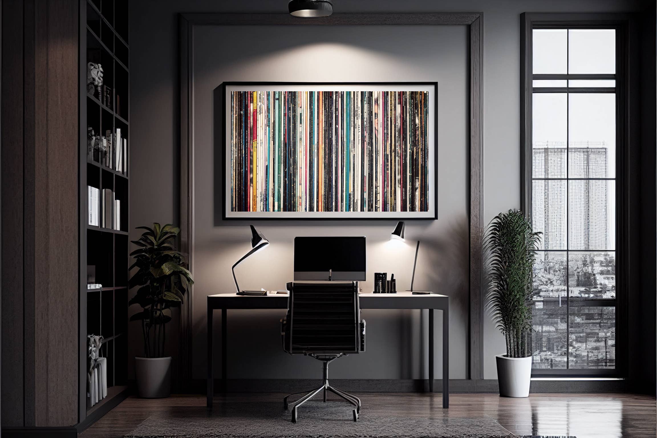 Lisa Russo Fine Art - Wholesale Art Print - Retro 1980s Vintage Vinyl Record Albums Art Print2