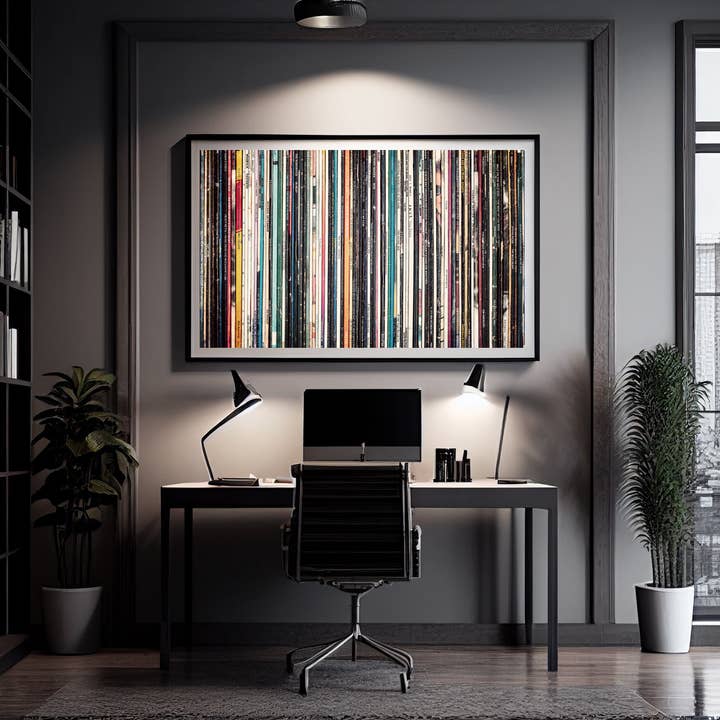 Lisa Russo Fine Art - Wholesale Art Print - Retro 1980s Vintage Vinyl Record Albums Art Print2