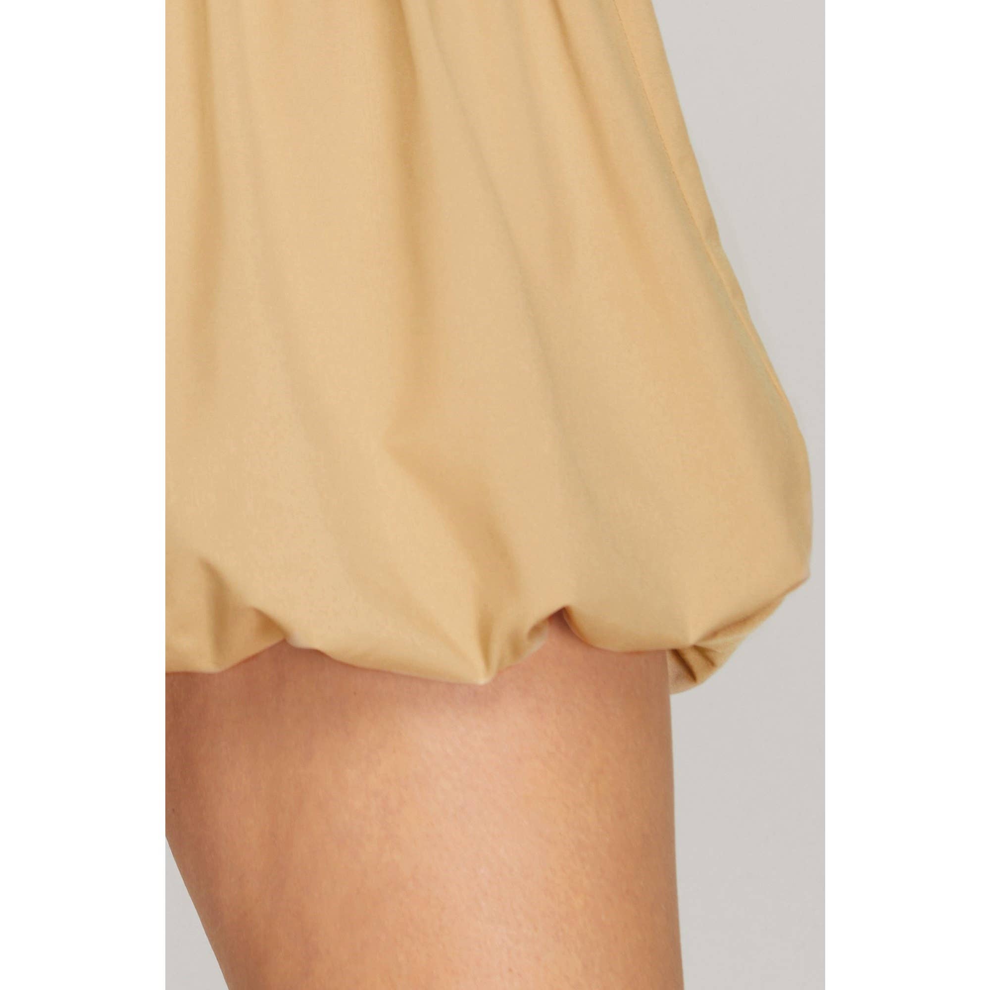 Paperdoll - Wholesale Shorts - Women's - WAIST ELASTIC BUBBLE HEM SHORTS1