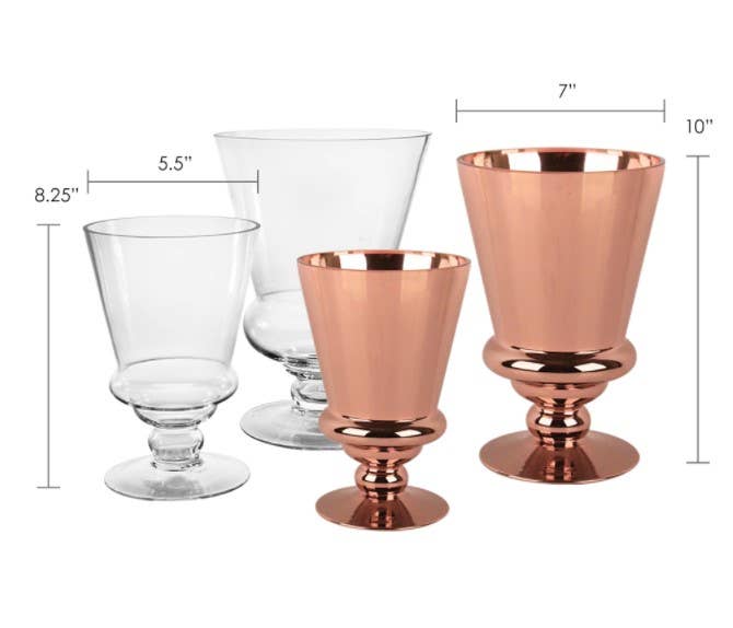 Galore Home - Wholesale Vase - Chalice Vase, 8.25" Tall1
