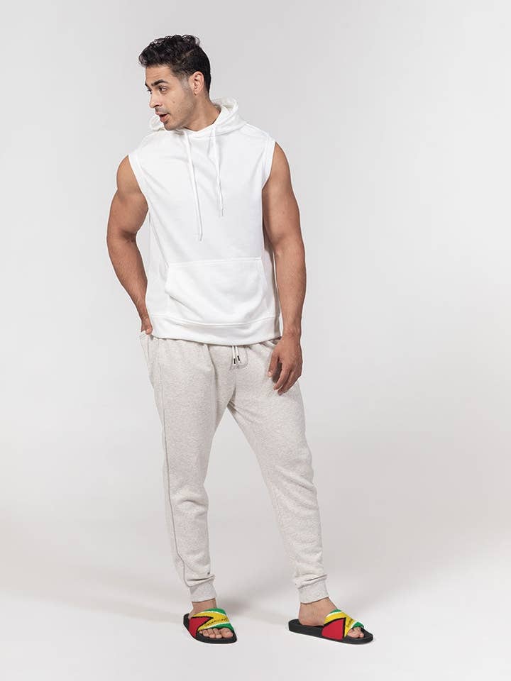 Guyana Flag Mænds Slide Sandal for engroshandel hos Guyanese Swag