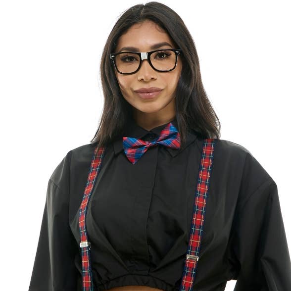 Red Plaid Nerd Kit for wholesale by KBW Global Corp.