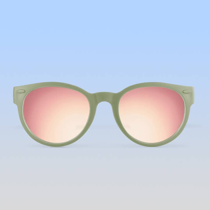 Roshambo Eyewear - Wholesale Sunglasses - Kids - Round Sunglasses | Sage Green