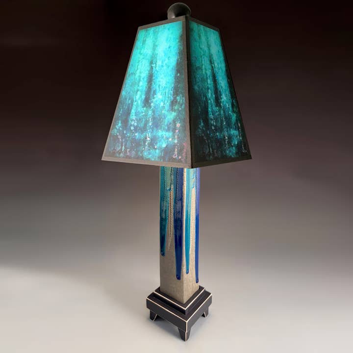 Macone Clay / Spooner Creek - Wholesale Accent/Desk Lamp - D - Blue Rain Lamp9