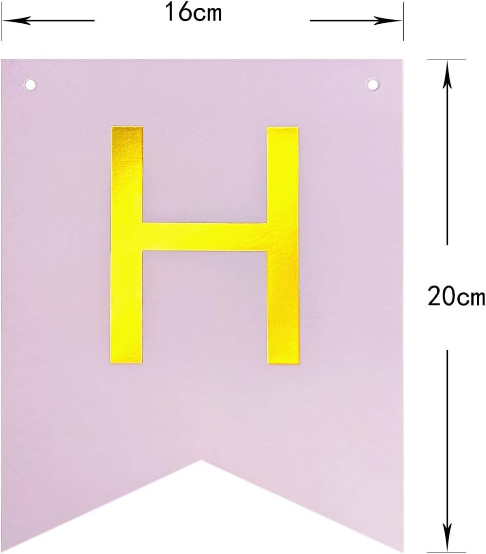 Toyventures – wholesale Party sign/banner – Happy Birthday Banner Birthday decorations Pastel Birthday4