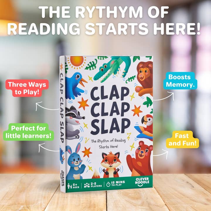 Clever Noodle - Wholesale Brain Game - Kids - Clap Clap Slap Rhyming Game1