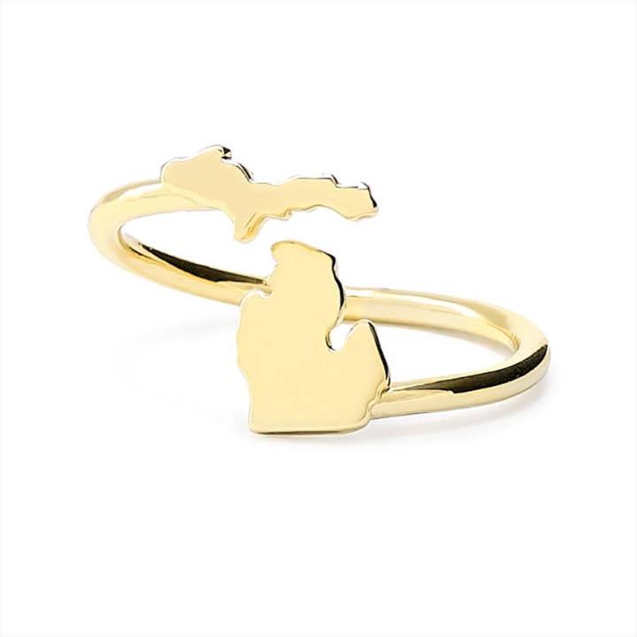 Stone Armory - Wholesale Band/Stacked Ring - Michigan Ring - Gold