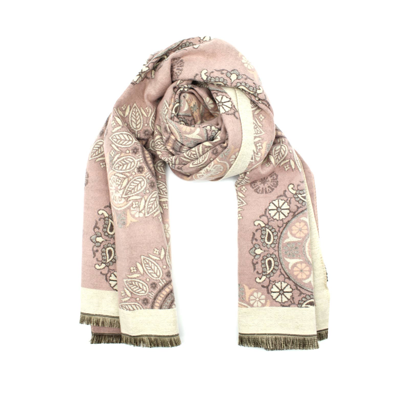 Vimoda - Wholesale Scarf - Women's - Thick floral print scarf1