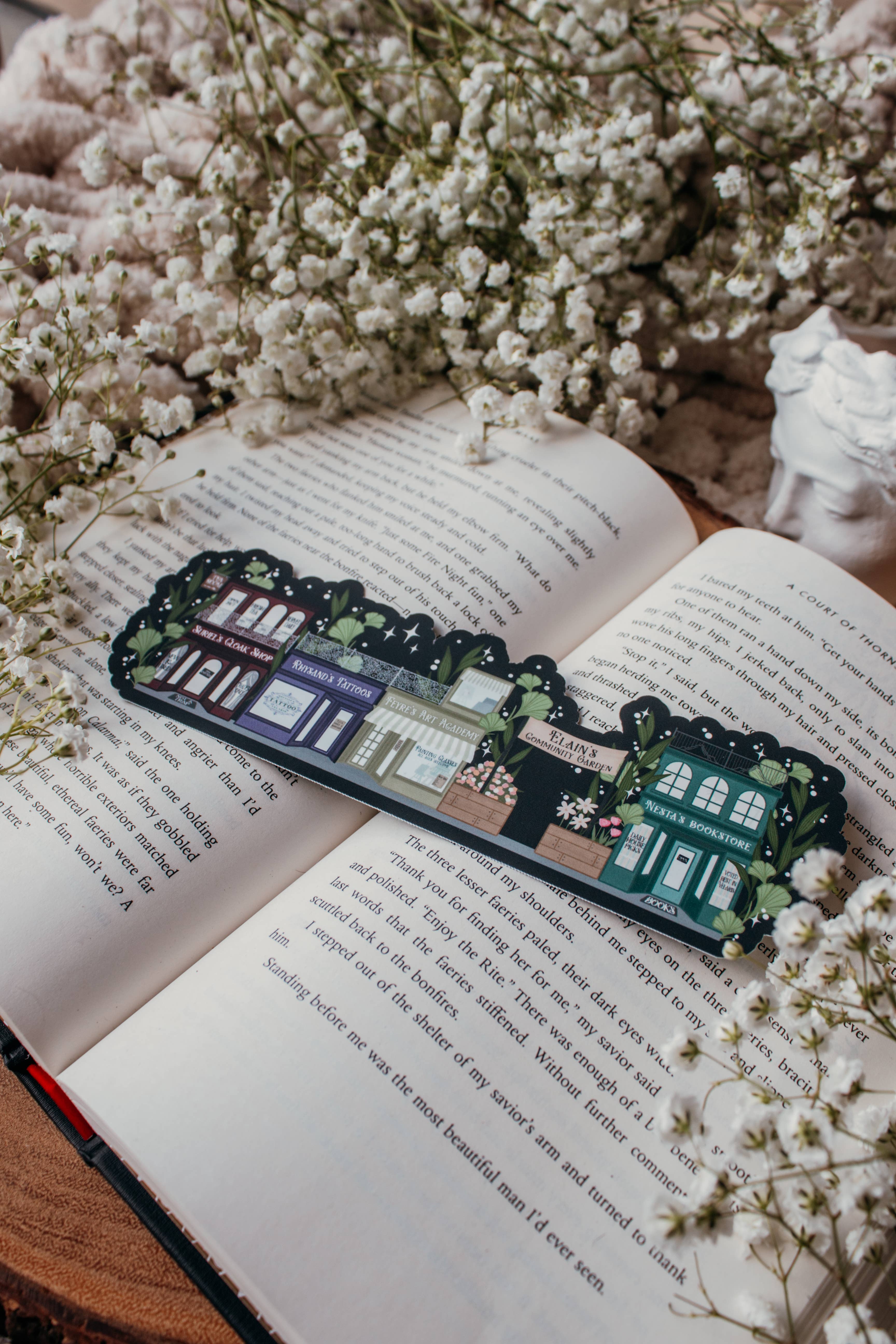 Meaggie Moos - Wholesale Bookmark - A Walk in Velaris Bookmark | ACOTAR3