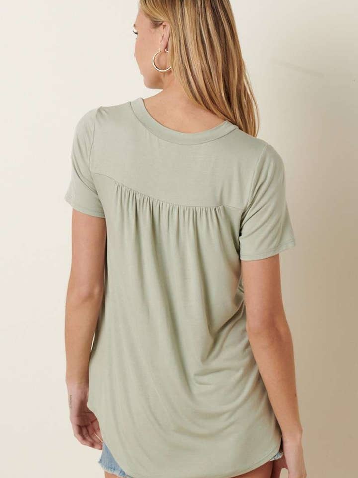 mittoshop - Wholesale T-Shirt - Women's - BT5339-SCOOP NECK ROUNDED HEM BAMBOO TOP9